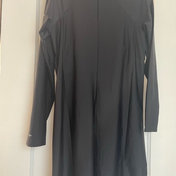 NIKE Black SWIM DRESS with Vertical Logo - Picture 4 of 9